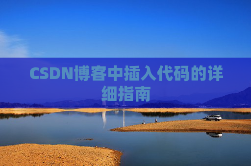 CSDN博客中插入代码的详细指南